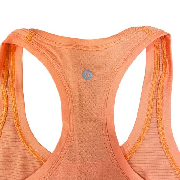 Lululemon Women's Swiftly Tank Racerback Tank Top 2.0 Orange Sz 2 - Picture 4 of 7